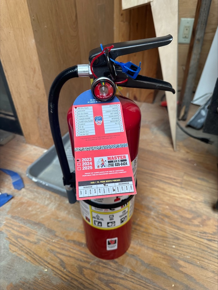 Portable Fire Extinguisher Sales Service Replacement Recharge Inspection Testing Disposal Manhattan NYC