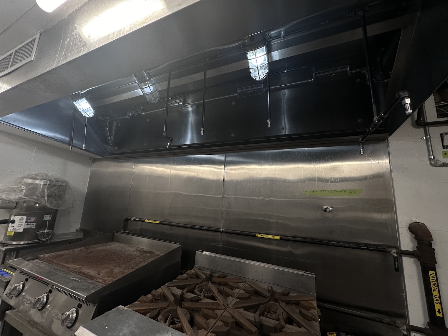 Master Fire Prevention Cost to Retrofit Restaurant Kitchen Fire Suppression System NYC 4