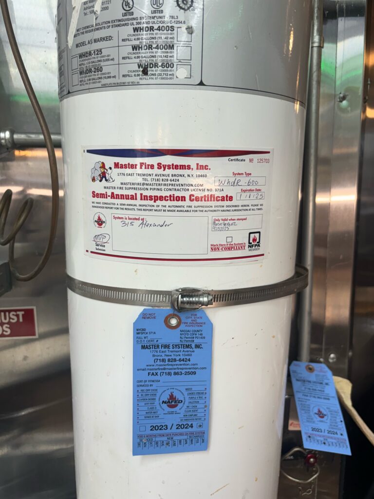 Read more about the article What Size Cylinder Do I Need For My NYC Restaurant Fire Suppression System?