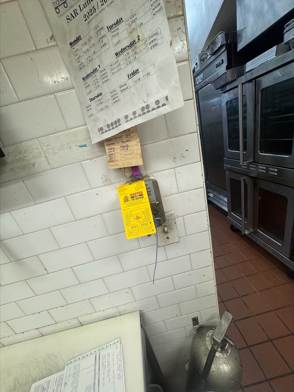 Master Fire Suppression Service Inspection Maintenance Repair testing 5683 riverdale ave bronx ny 10471 c